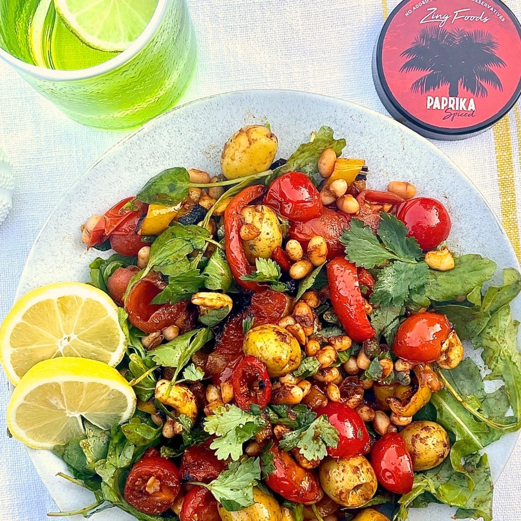 Spiced Mediterranean BBQ Salad